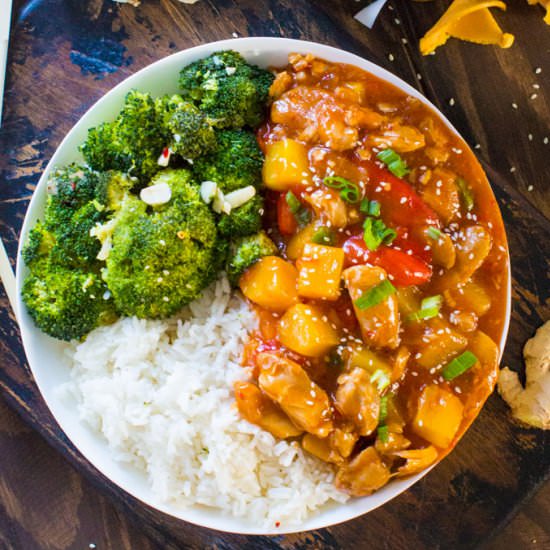 Instant Pot Sweet and Sour Chicken