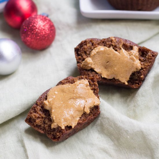 Gluten Free Gingerbread Muffins