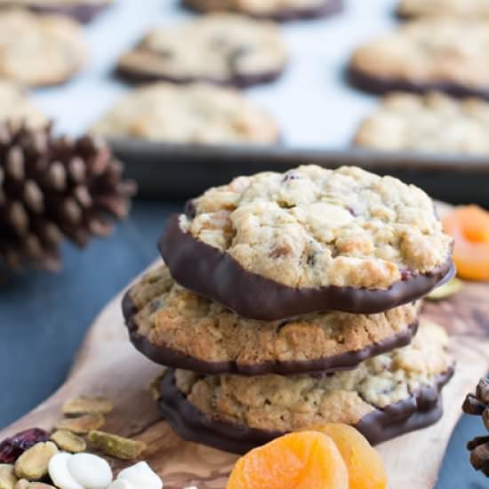 Pistachio Bark Oatmeal Cookies