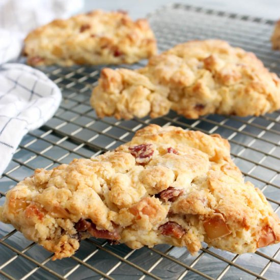 Bacon and Gruyere Scones