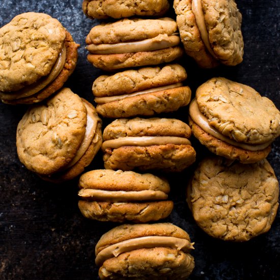 Peanut Butter Cookie Sandwiches