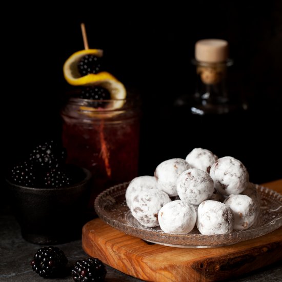 Gin & Blackberry Bramble Truffles