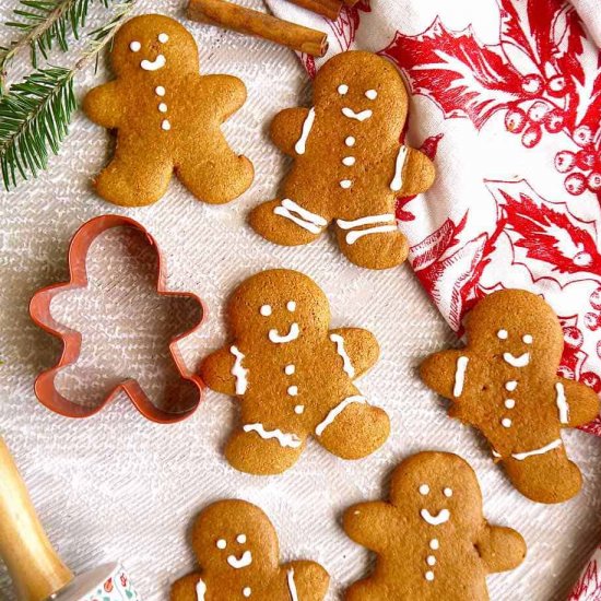 Paleo Almond Flour Gingerbread Men