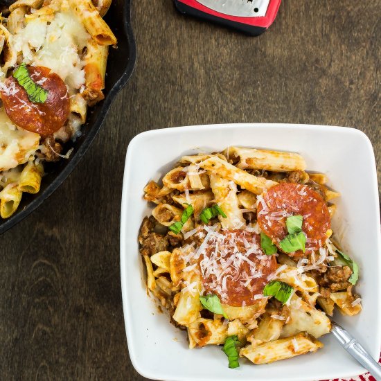 Skillet Pizza Pasta