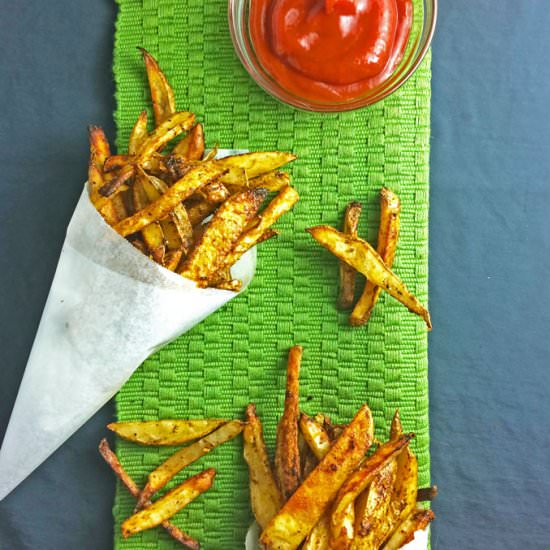 Super Easy Oven Baked French Fries