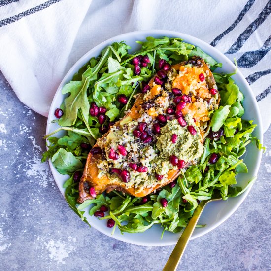 Easy Stuffed Sweet Potatoes