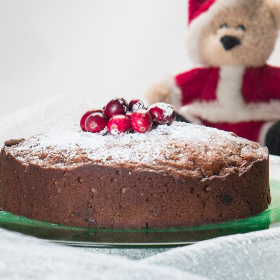 Spiced Persimmon Tea Cake