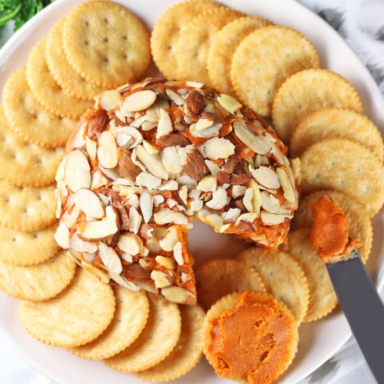 Vegan Port Wine Cheese Ball