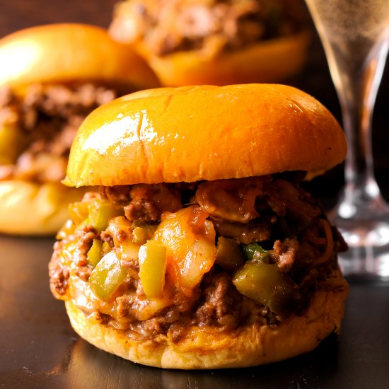 Philly Cheese Steak Sloppy Joes