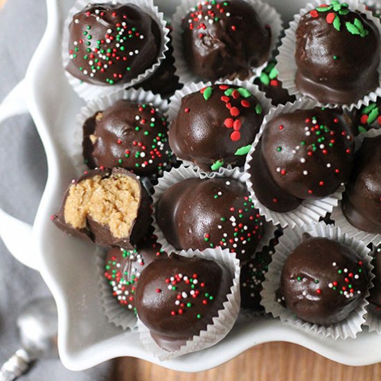 No Bake Peanut Butter Balls