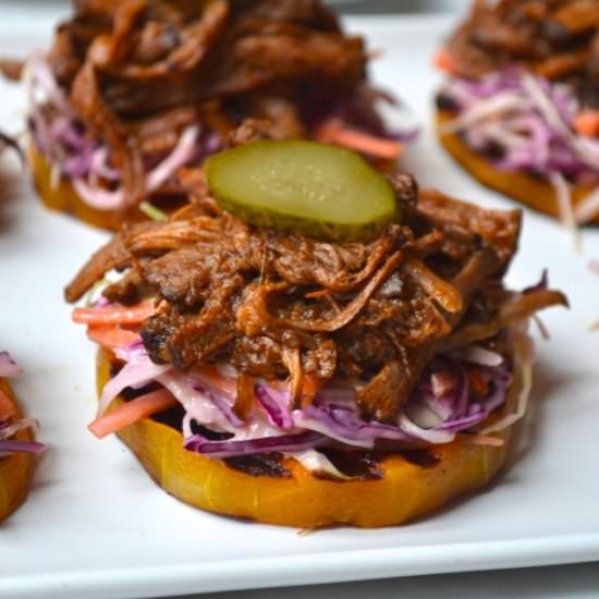 Pulled Brisket Sliders