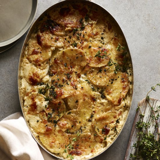 Cheesy Potato Gratin