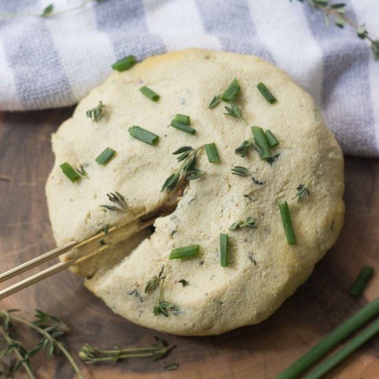 Thyme Chive and Herb Vegan Cheese