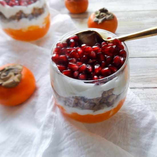 Persimmon Yogurt Parfait