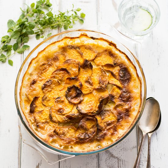 Sweet Potato & Potato Dauphinois