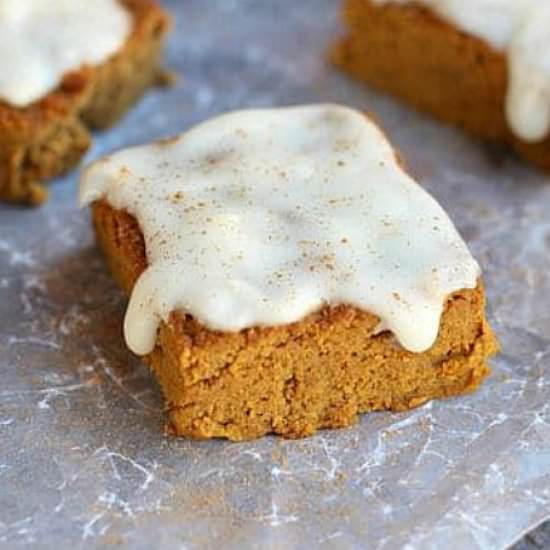 Frosted Pumpkin Bars