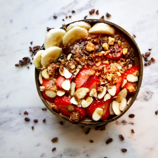 Chocolate Protein Smoothie Bowl