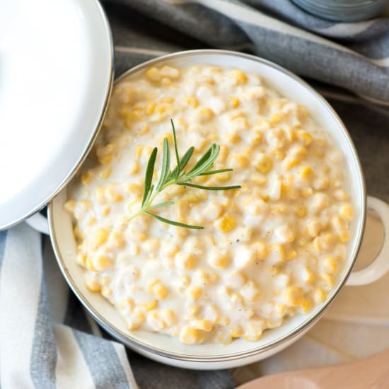 15-Minute Lightened Up Creamed Corn