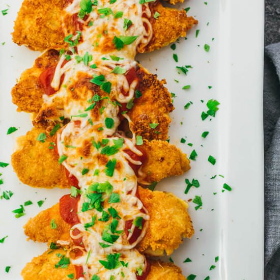 Healthy Chicken Parmesan Tenders