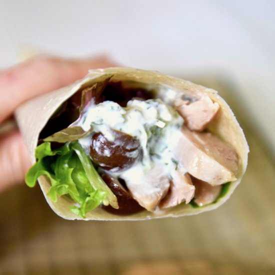 Turkey Tzatziki wrap