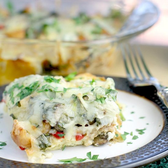 Christmas Croissant Casserole