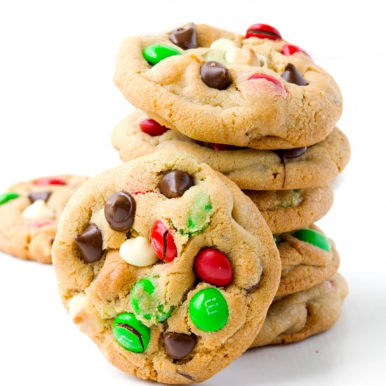 M&M Christmas Cookies