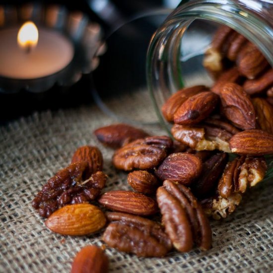 Spicy Roast Almonds and Pecans