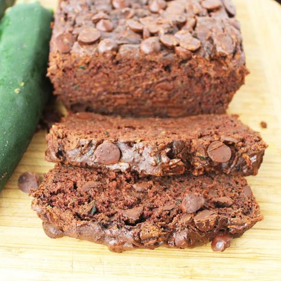 Healthy Chocolate Zucchini Bread