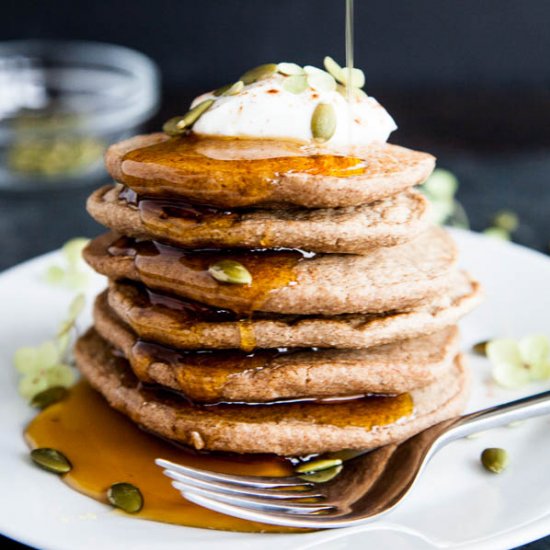 Chai Spice Blender Pancakes