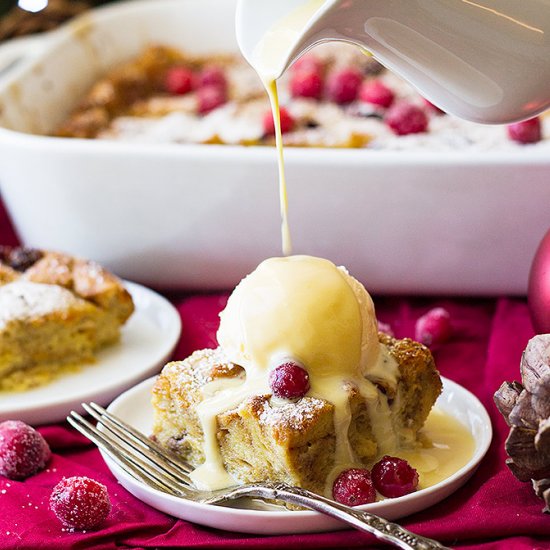 Cranberry Bread Pudding