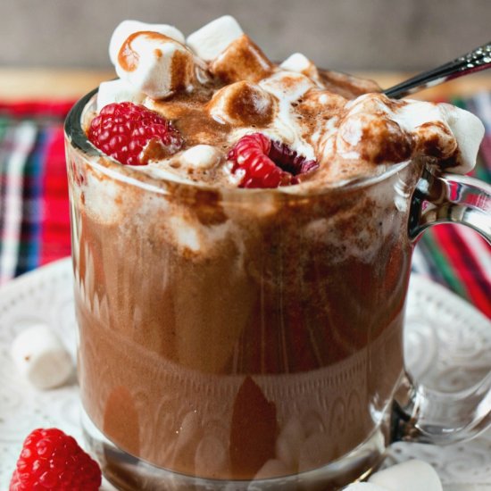 Raspberry Hot Chocolate