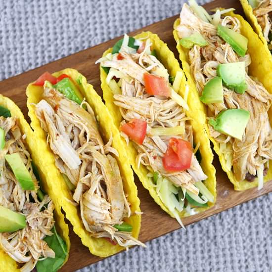 Slow Cooker Chicken Tacos