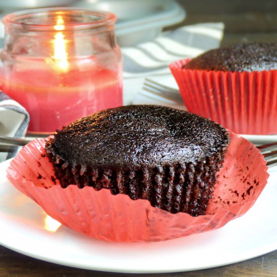 Chocolate Chip Cupcakes for Two