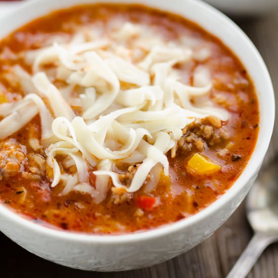 Stuffer Pepper Sausage Soup