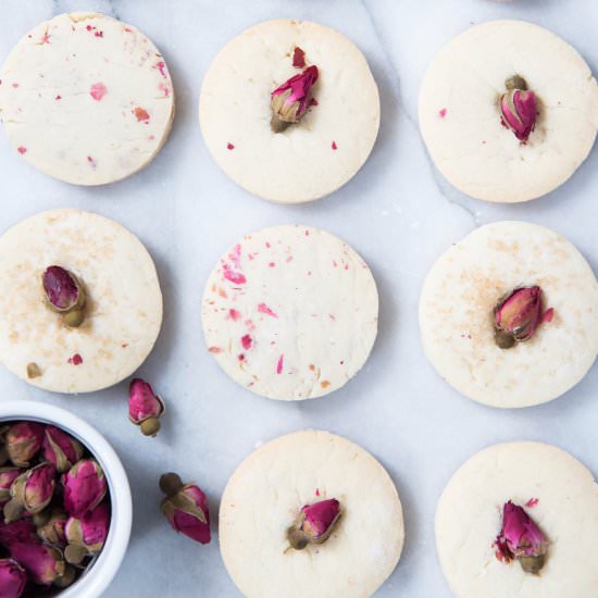 Rose Sugar Cookies