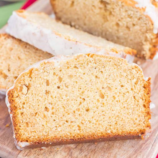 Glazed Eggnog Bread