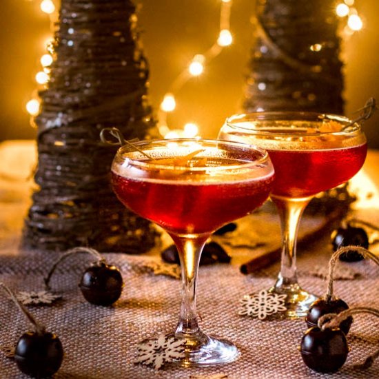 Festive Holiday Cocktail