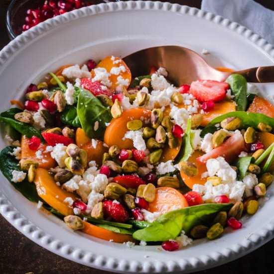 Spinach and Persimmon Salad