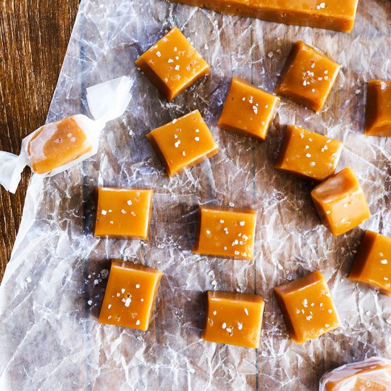 Salted Maple Bourbon Caramel