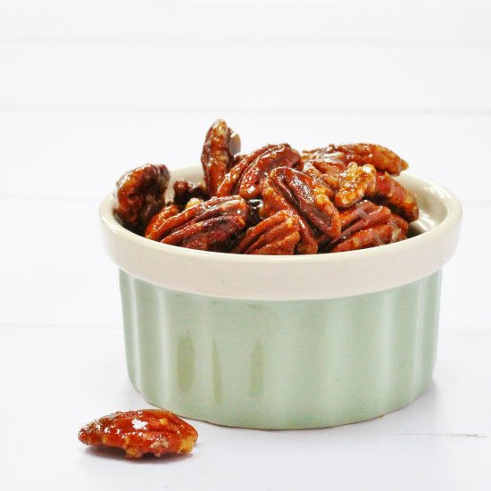 Easy Caramelised Pecans