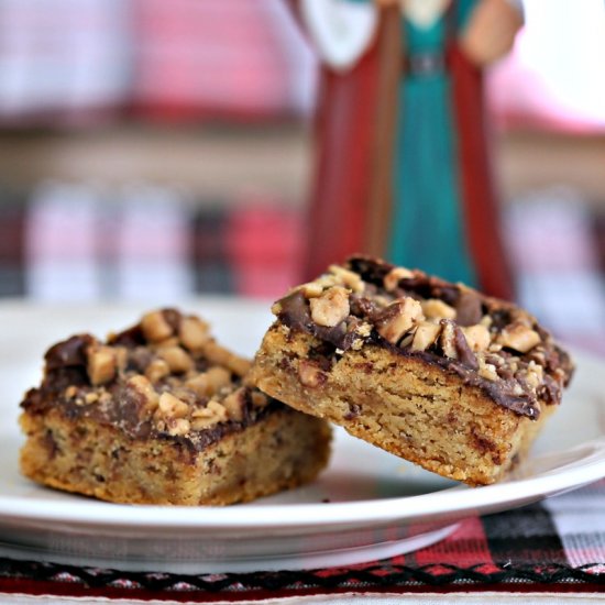 Heath Bar Blondies