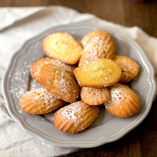 Classic Lemon Madeleines