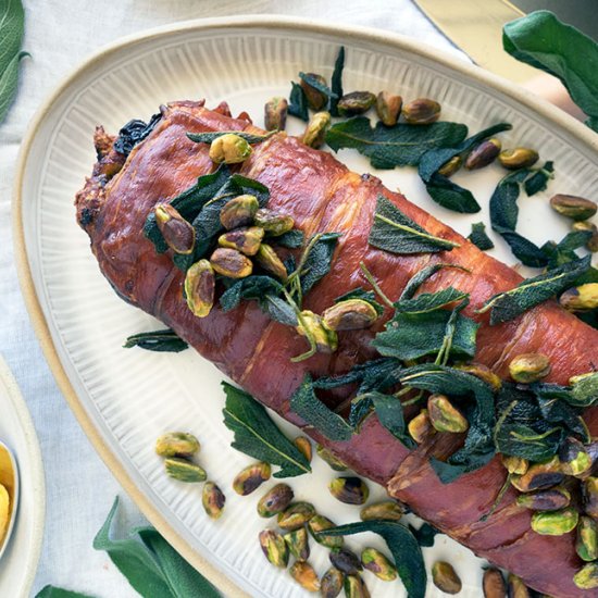 Turkey Roulade + Sage & Pistachio