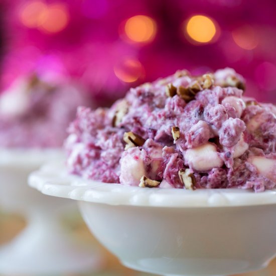 Vegan Cranberry Fluff Salad