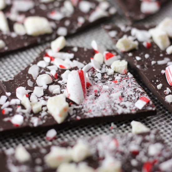 3 Ingredient Peppermint Bark