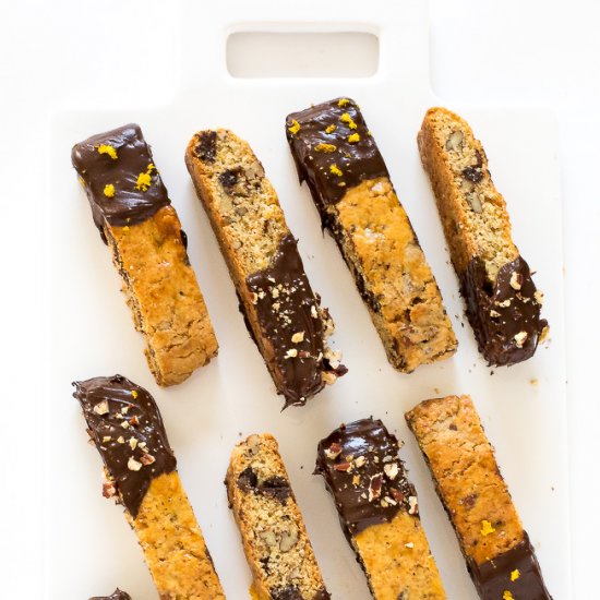 Orange Chocolate Chip Biscotti