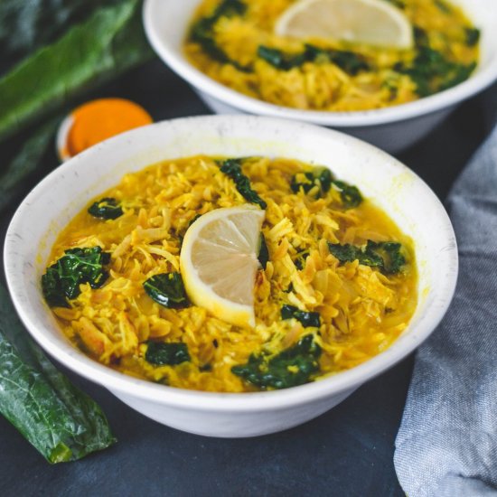 Cold-Busting Chicken Orzo Soup