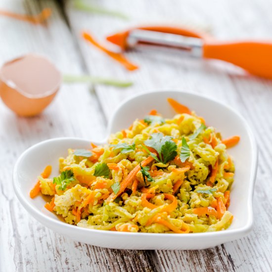 Chayote Squash Stir Fried with Egg