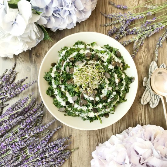 Super simple kale salad