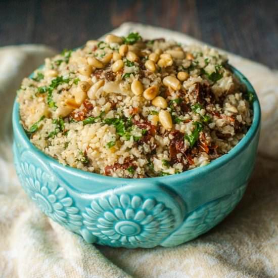 Tomato & Spinach Cauliflower Rice